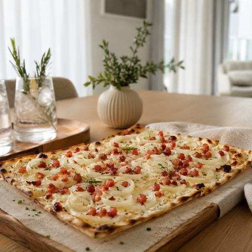 Alsatian Tarte Flambée